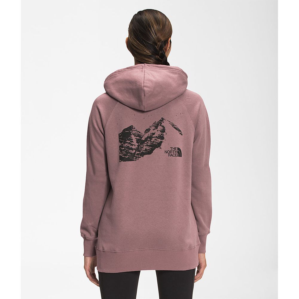 The North Face Hoodie Womens Australia - The North Face Snowy Mountain Light Purple Mountain (ZHQ-50